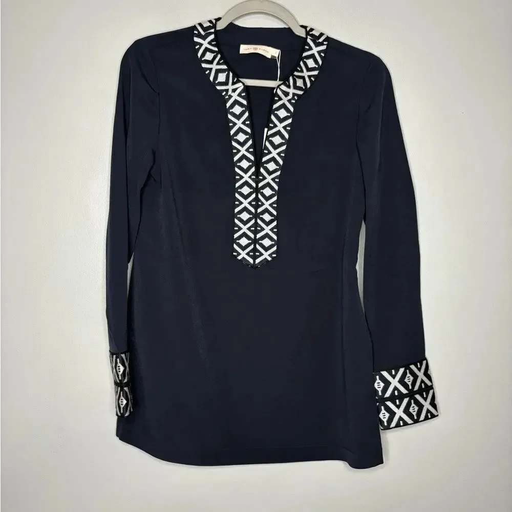 Tory Burch embroidered Tunic NWT